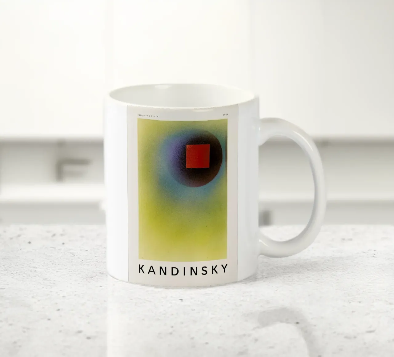 Kandinsky - Square in a Circle tazza in ceramica da ARTOTHEK