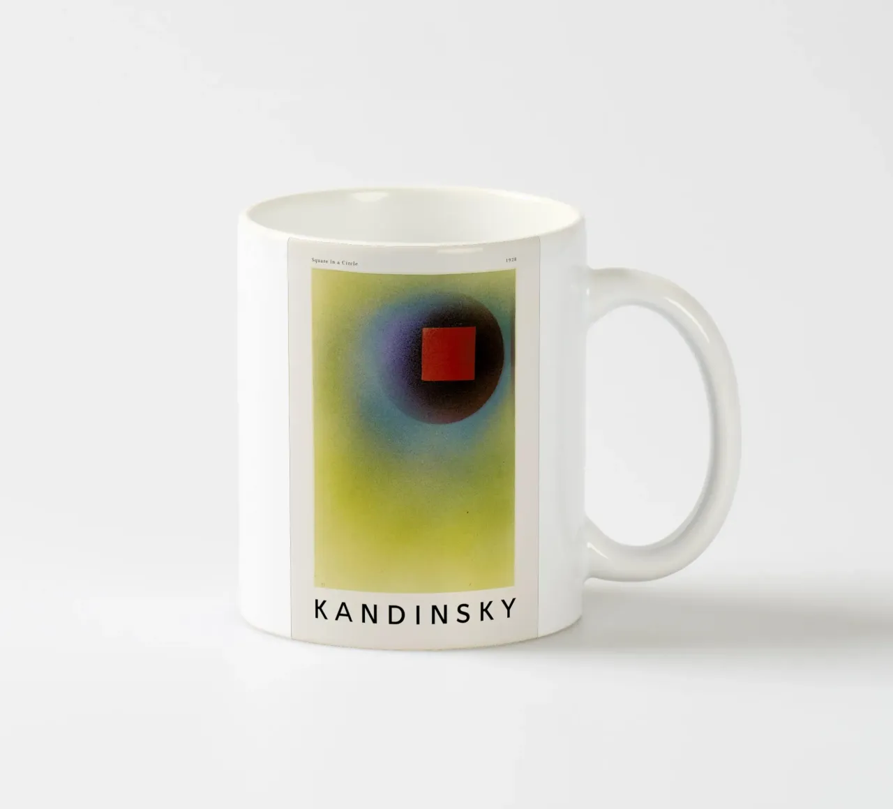 Kandinsky - Square in a Circle tazza in ceramica da ARTOTHEK
