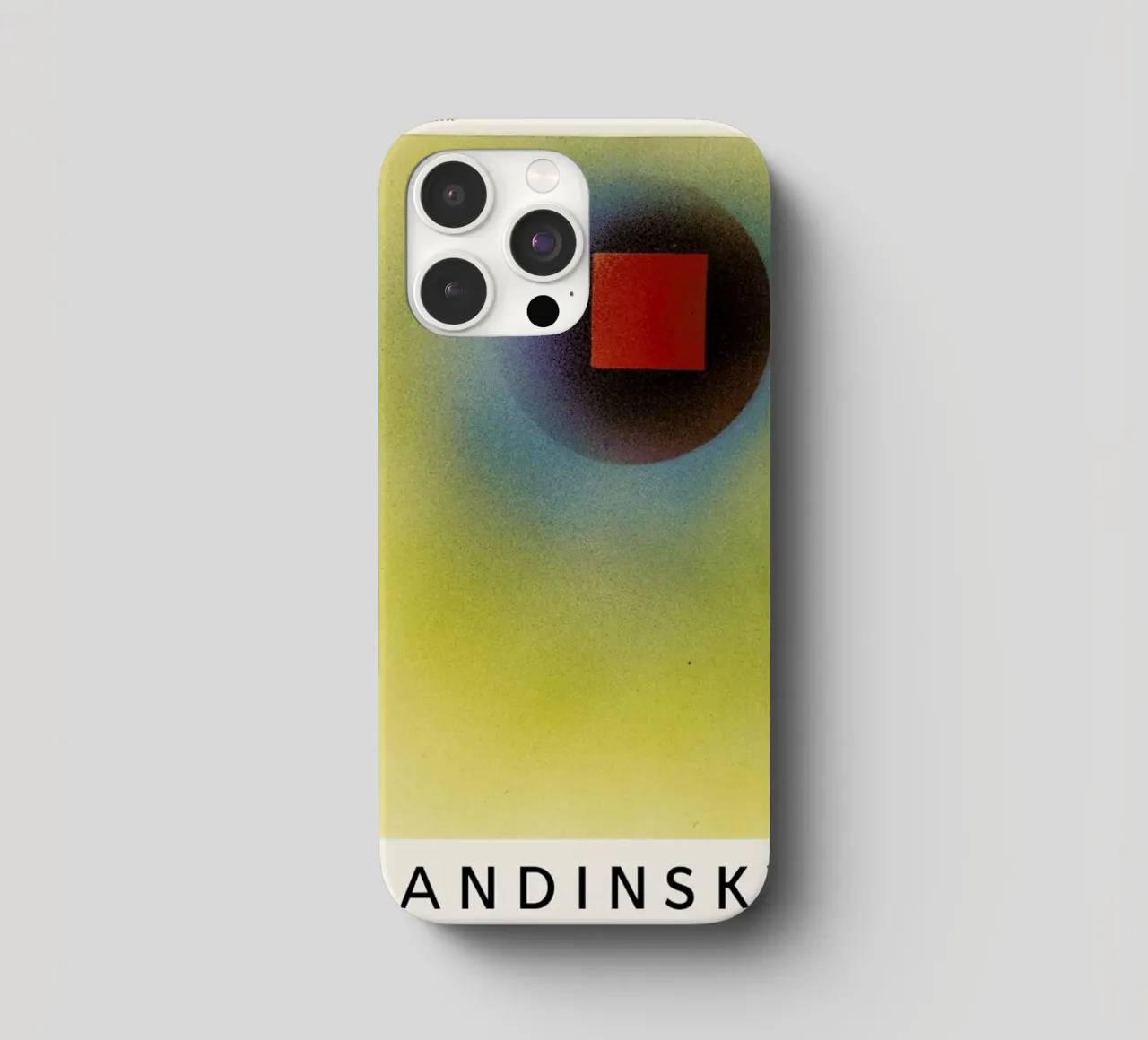 Kandinsky - Square in a Circle cover iphone da ARTOTHEK