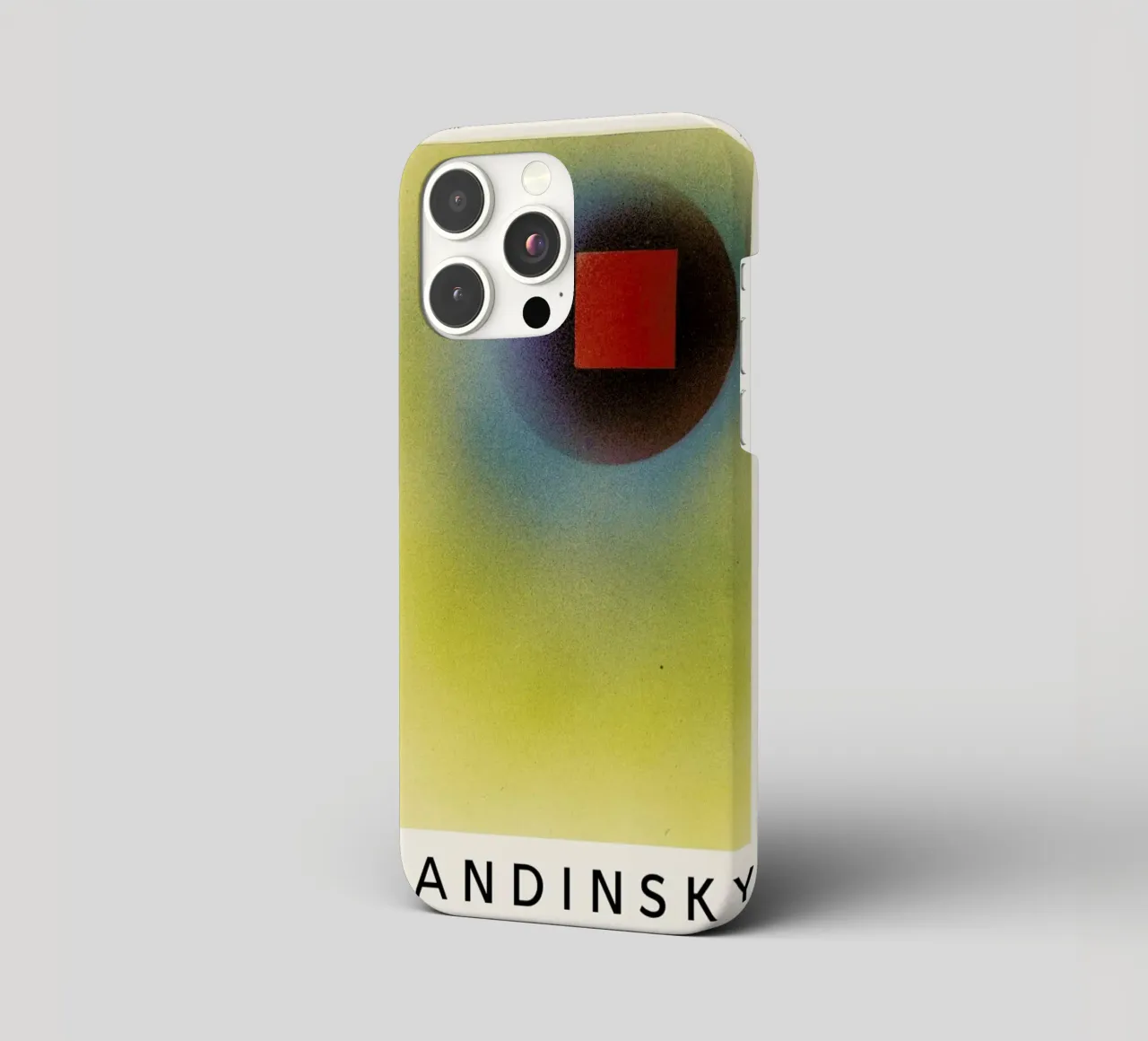 Kandinsky - Square in a Circle cover iphone da ARTOTHEK