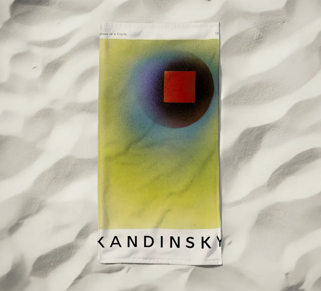 Kandinsky - Square in a Circle telo mare da ARTOTHEK