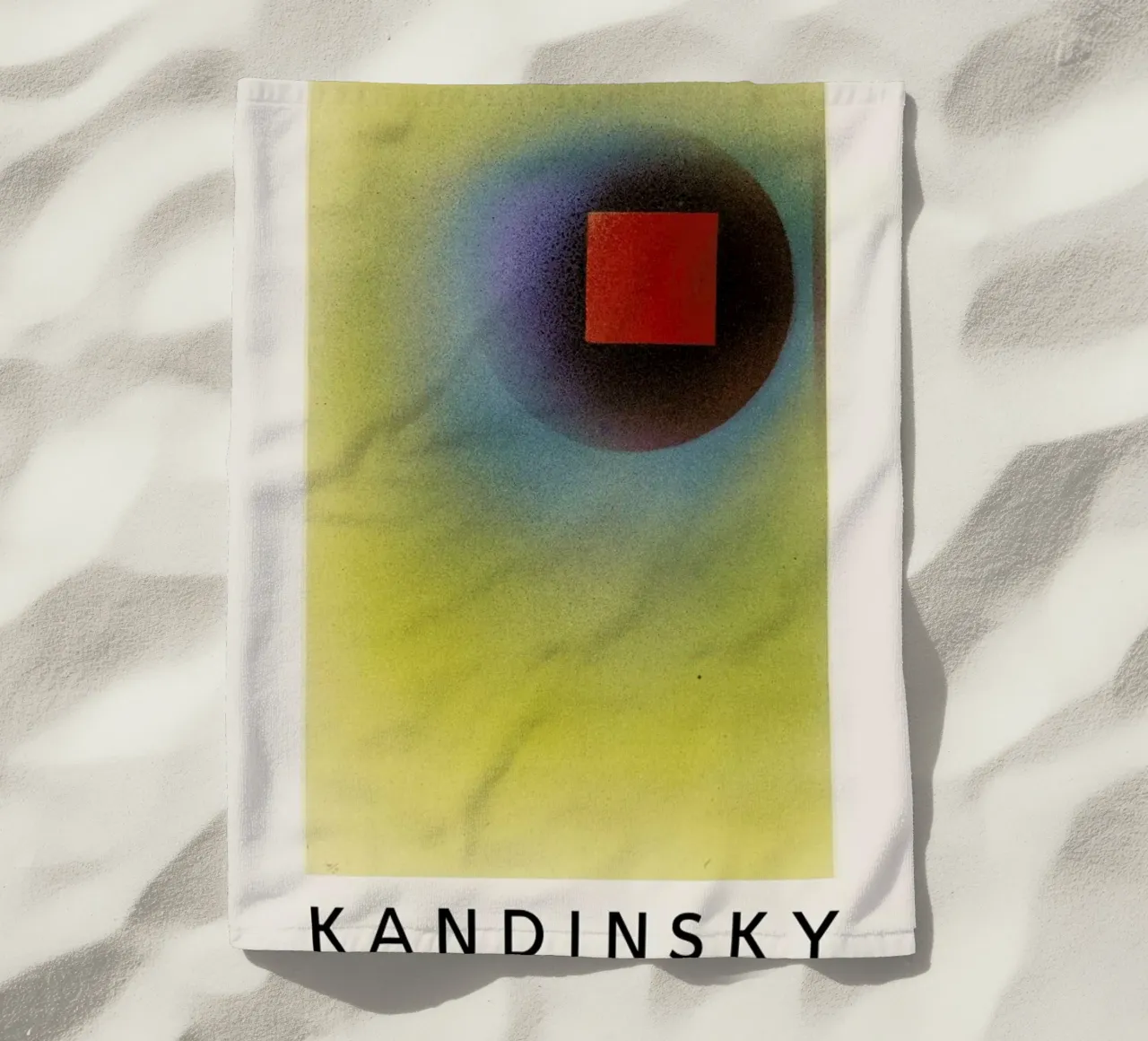 Kandinsky - Square in a Circle telo mare da ARTOTHEK