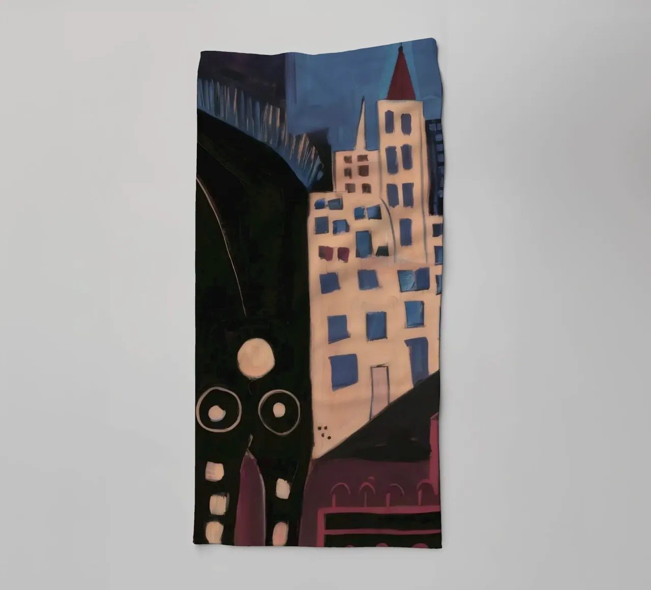 Surreal Urban Encounter towel by Lunar Templar