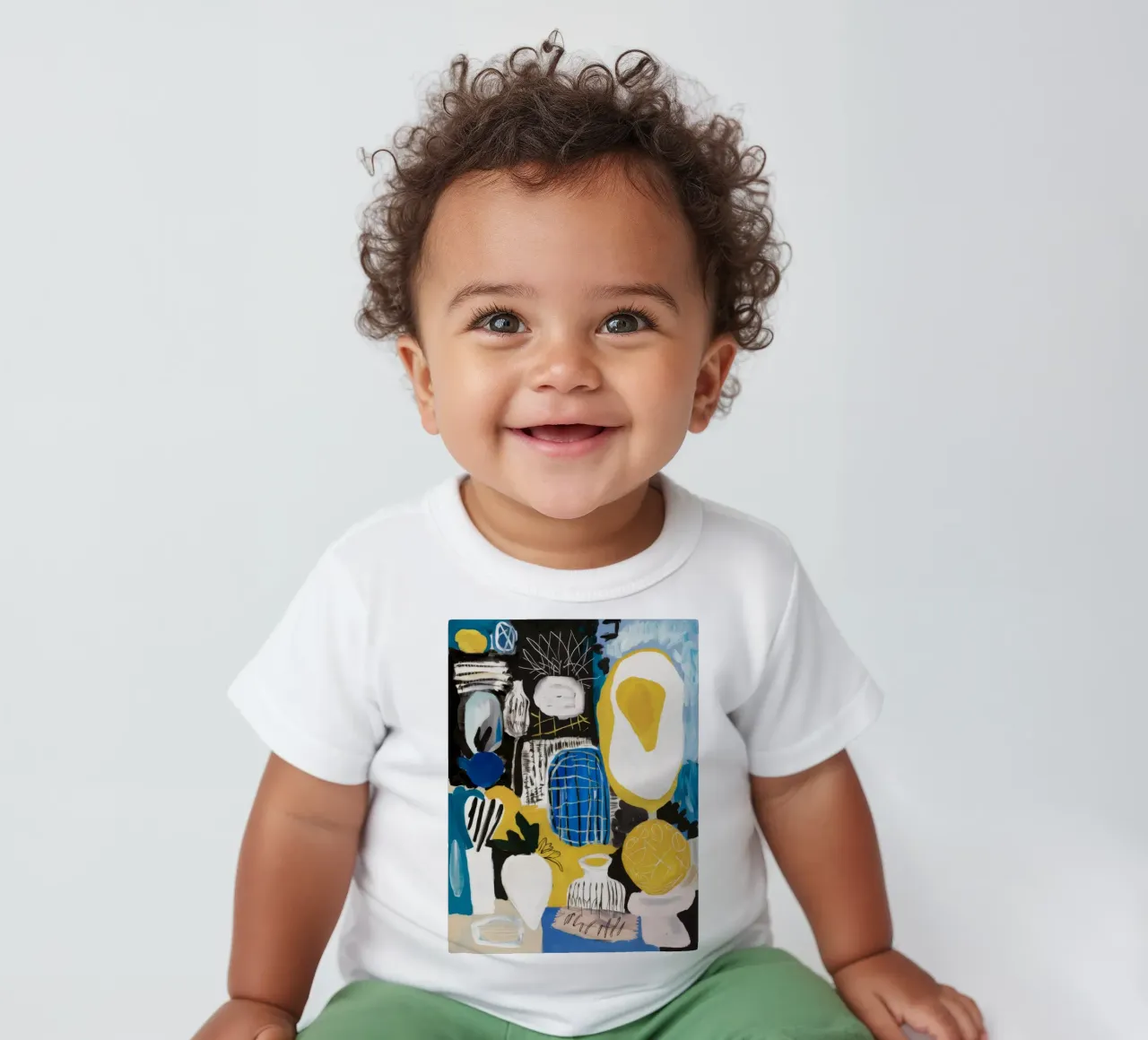 Abstract Color Symphony baby t-shirt by Lunar Templar