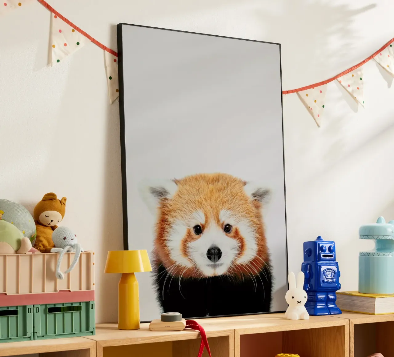 Red Panda II alluminio dibond da Paws & Claws
