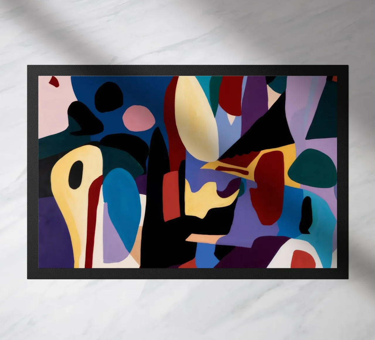 Bold Abstract Expression doormat by Lunar Templar