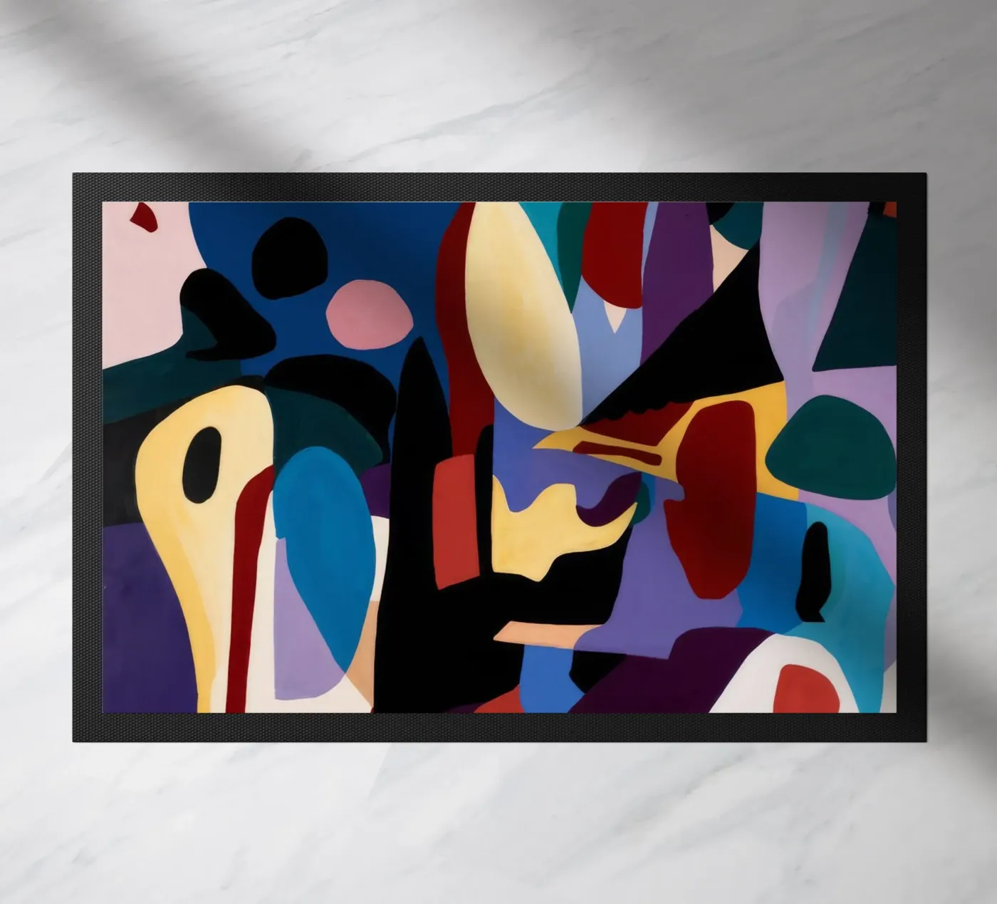 Bold Abstract Expression paillasson de Lunar Templar