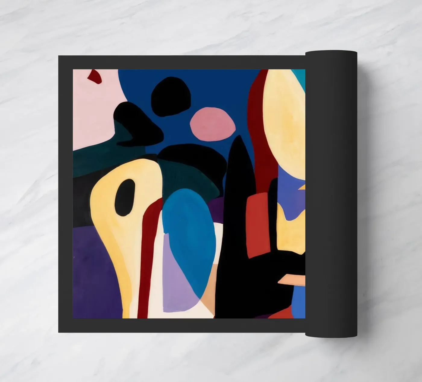 Bold Abstract Expression paillasson de Lunar Templar