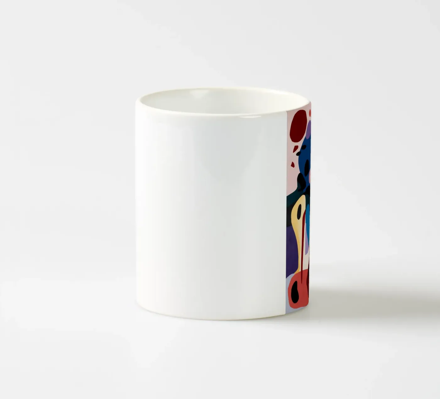 Bold Abstract Expression ceramic mug by Lunar Templar