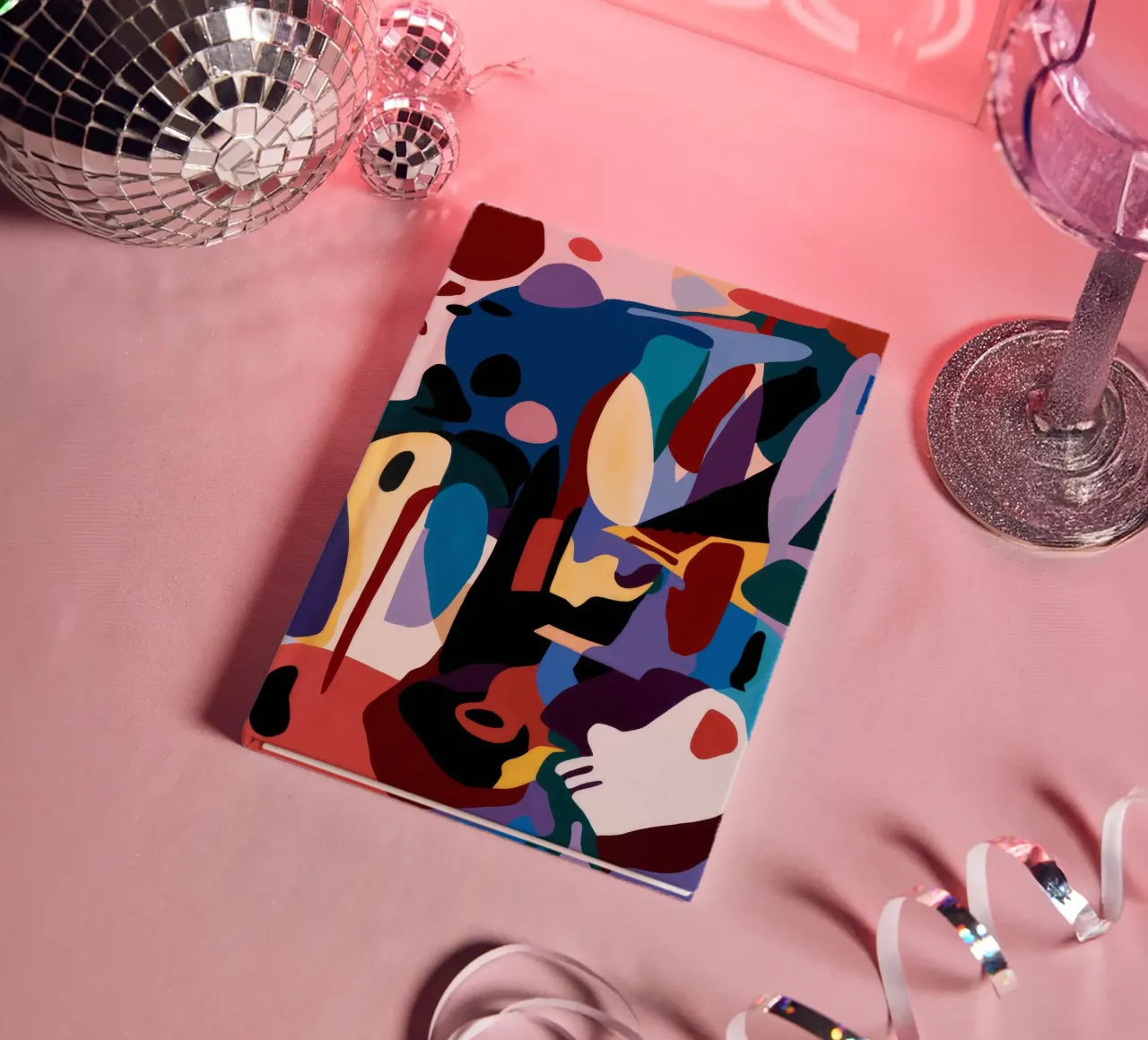 Bold Abstract Expression notebook by Lunar Templar