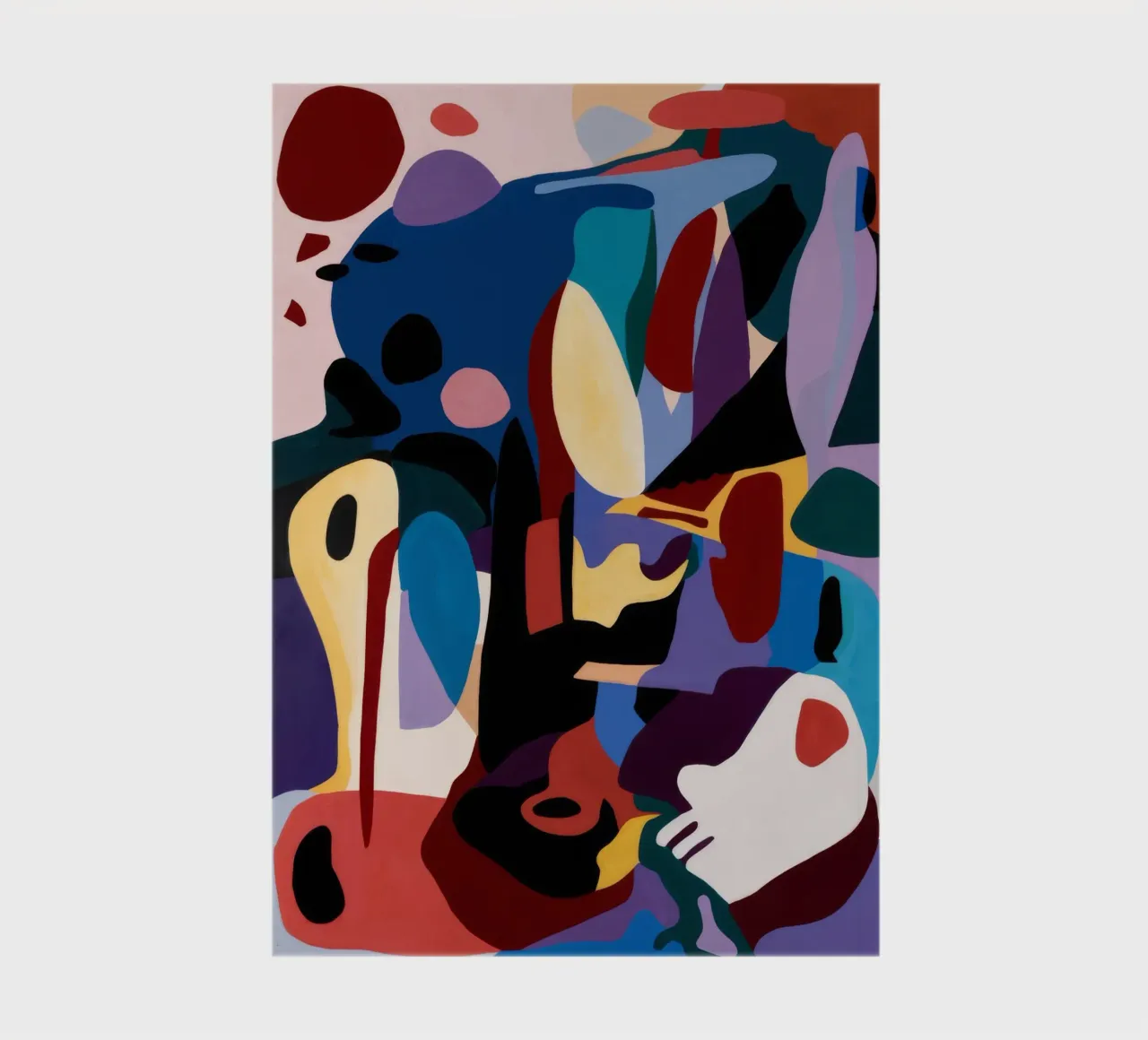 Bold Abstract Expression notebook by Lunar Templar