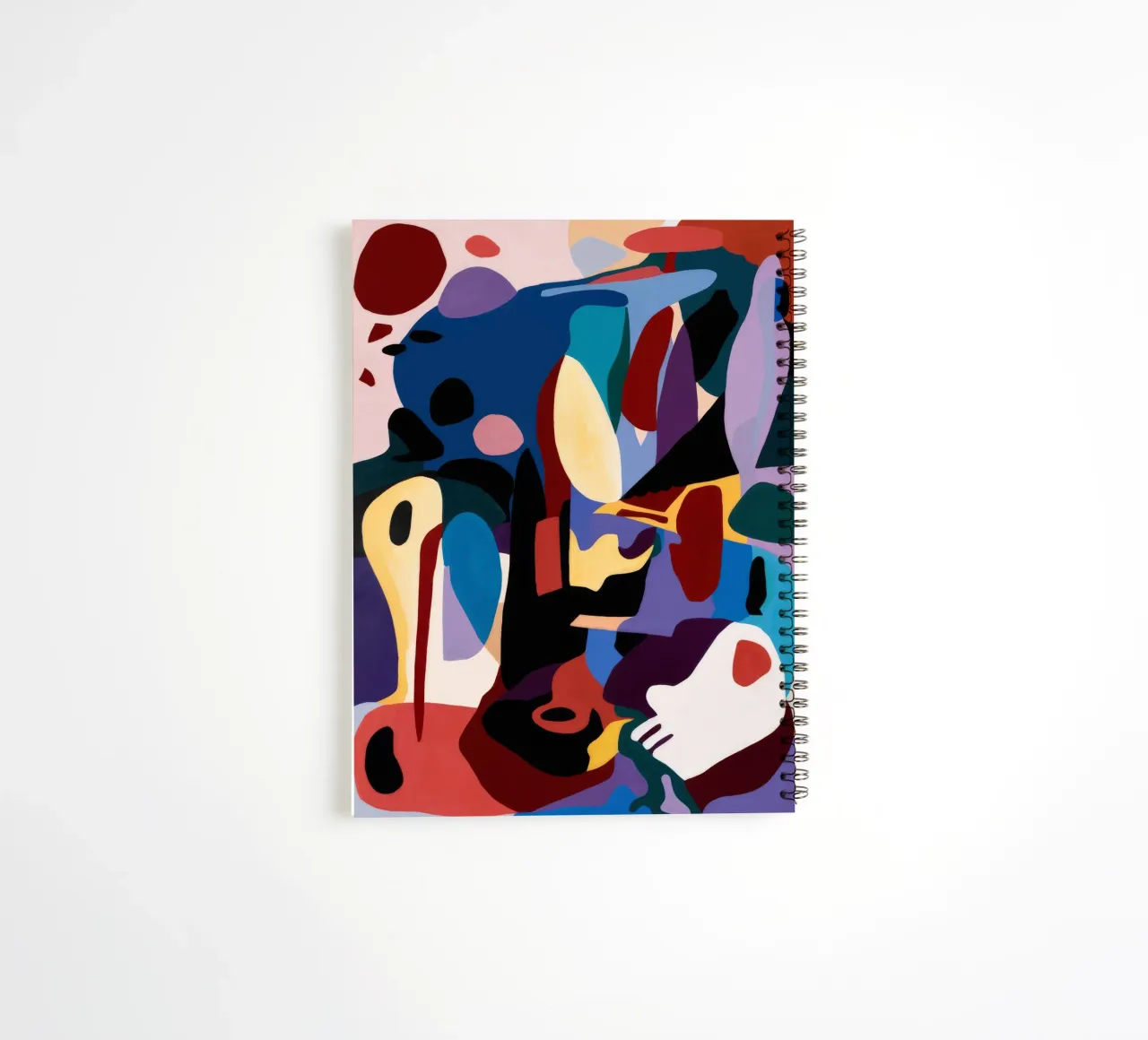 Bold Abstract Expression spiral notebook by Lunar Templar