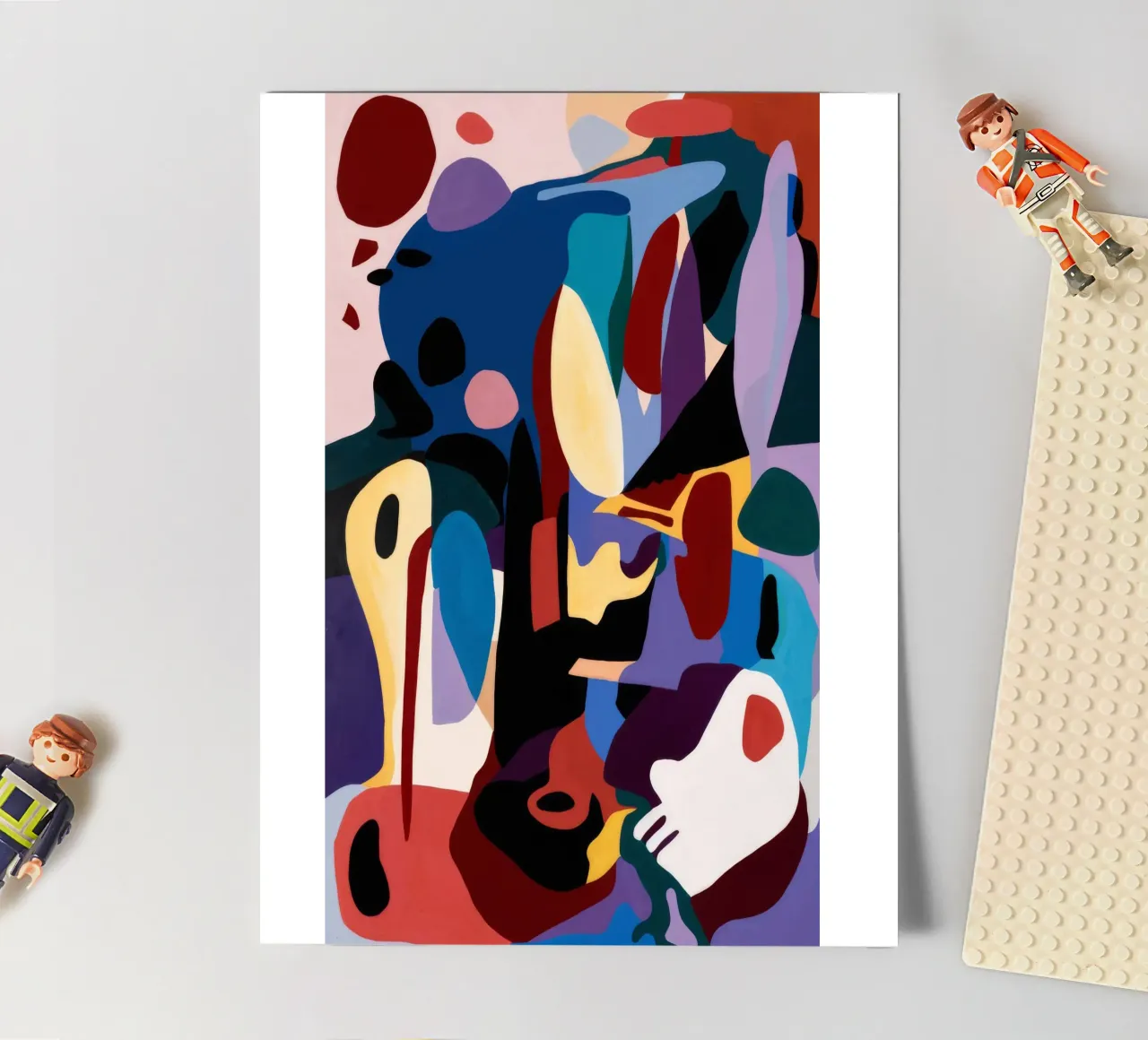 Bold Abstract Expression sticker sheet by Lunar Templar