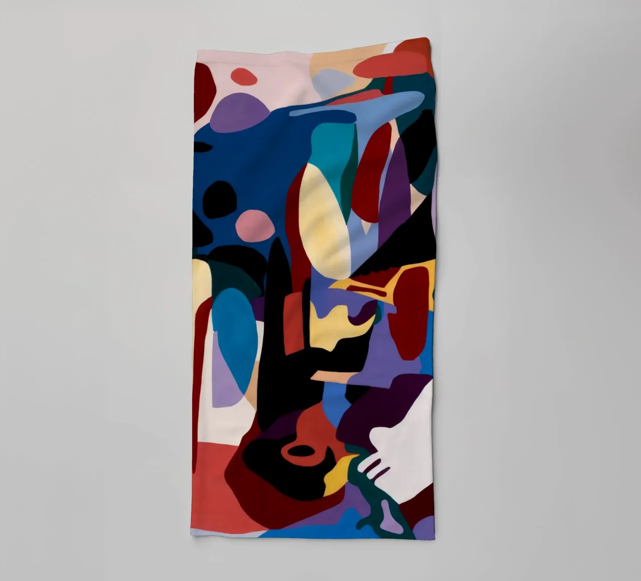 Bold Abstract Expression towel by Lunar Templar