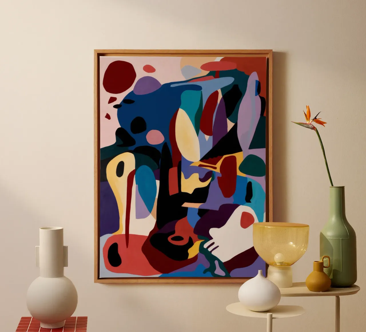 Bold Abstract Expression canvas by Lunar Templar