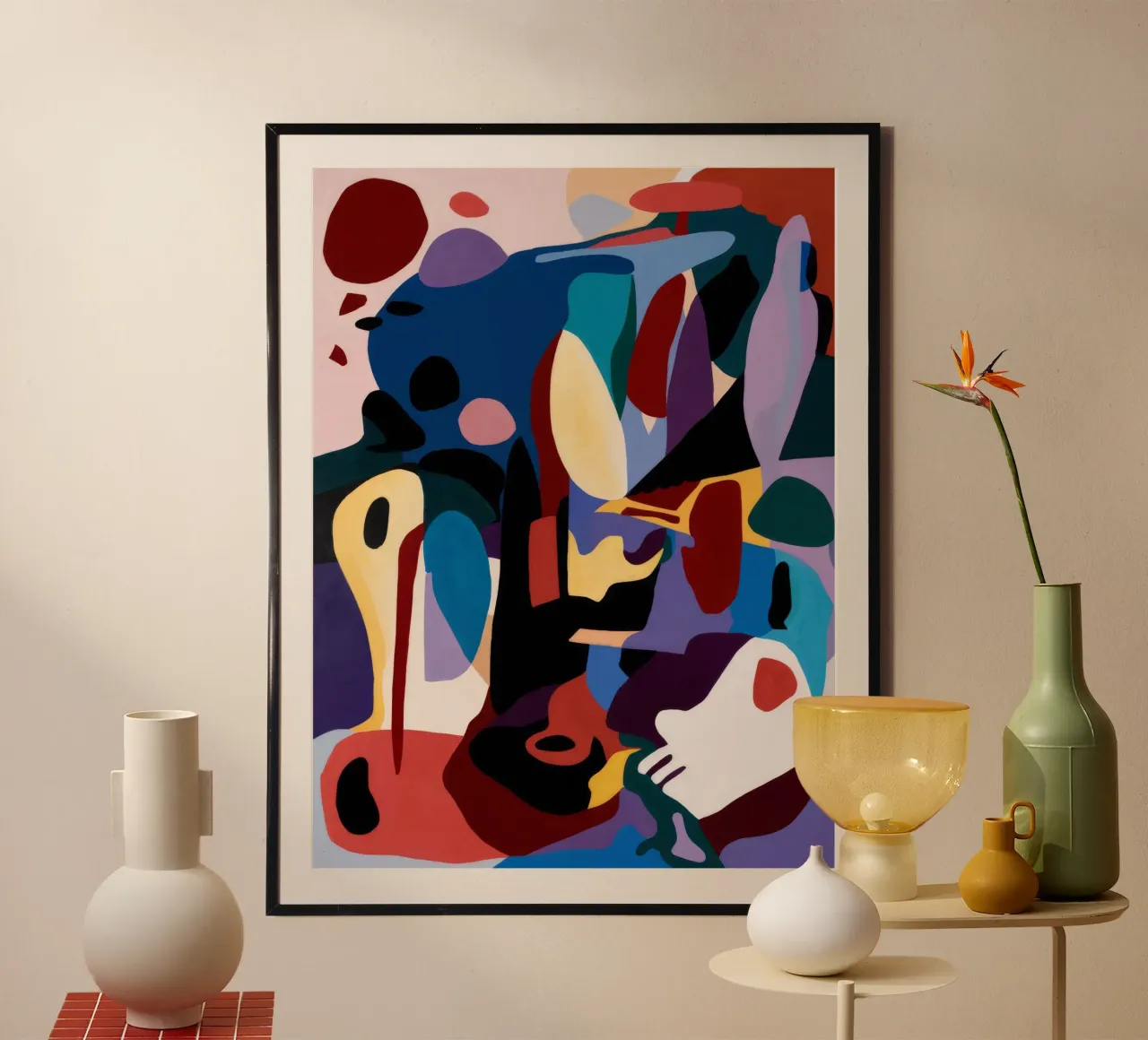 Mutiger abstrakter Ausdruck Poster von Lunar Templar