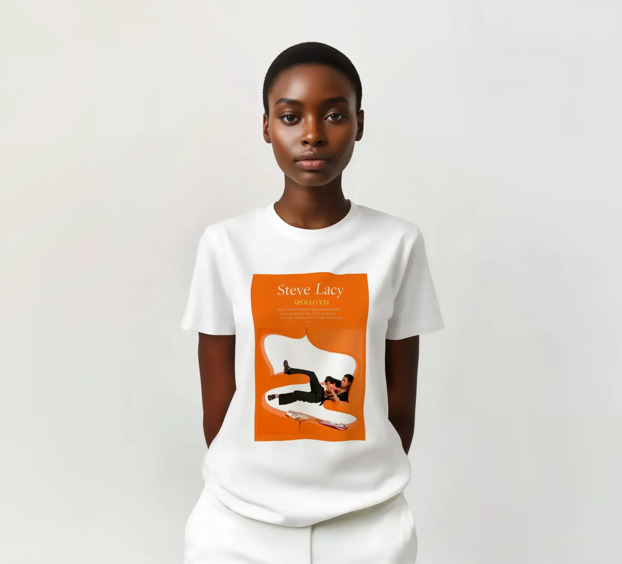 Apollo XXI – Steve Lacy t-shirt da Attaboy Dsgn