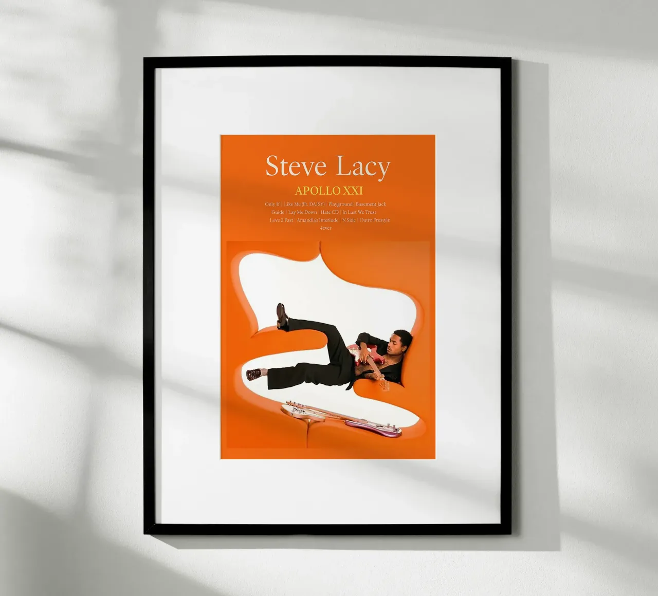 Apollo XXI – Steve Lacy poster da Attaboy Dsgn