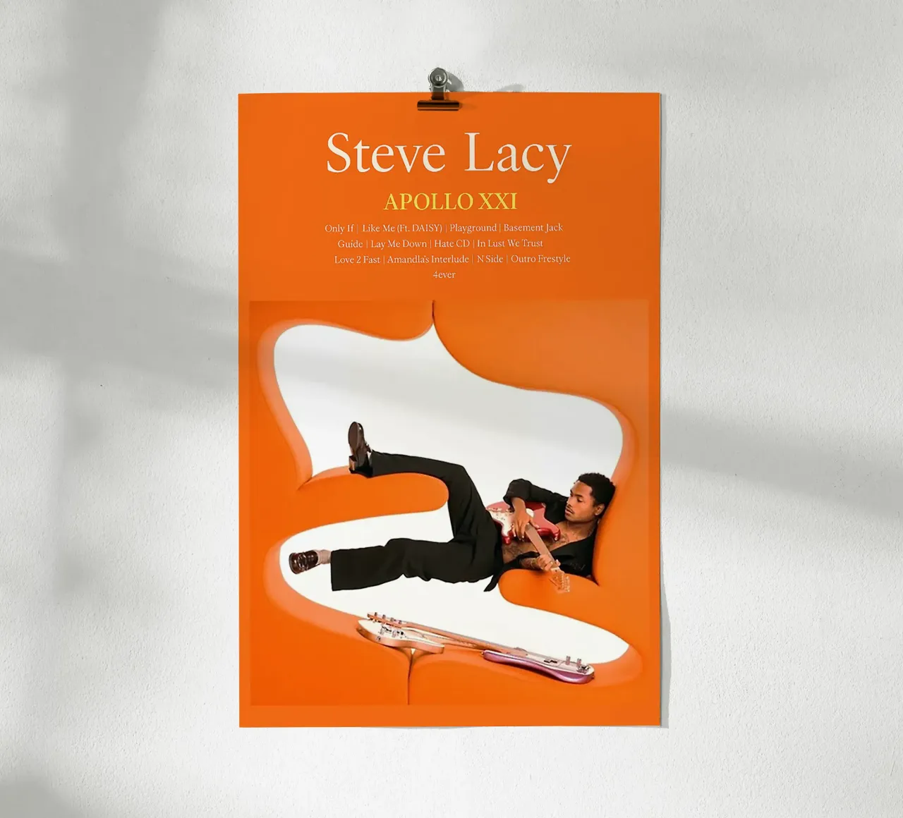 Apollo XXI – Steve Lacy poster da Attaboy Dsgn