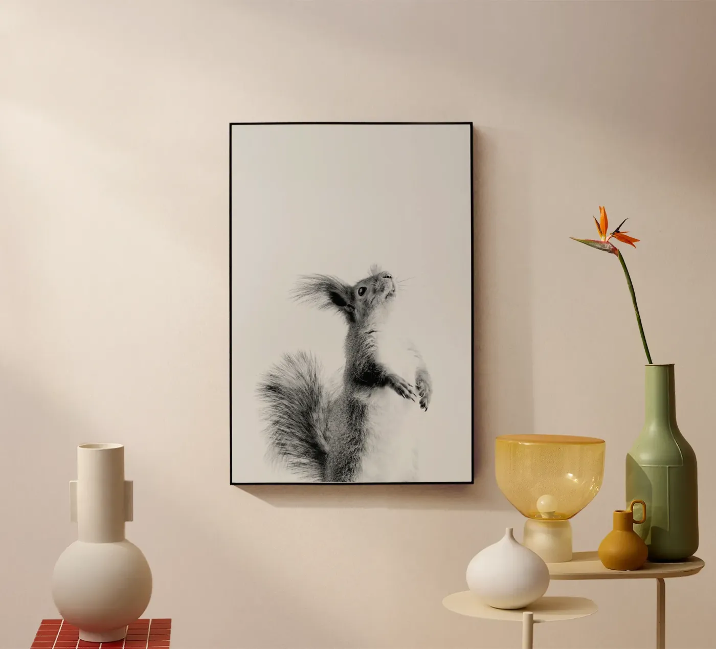 Red Squirrel III acryl van Paws & Claws