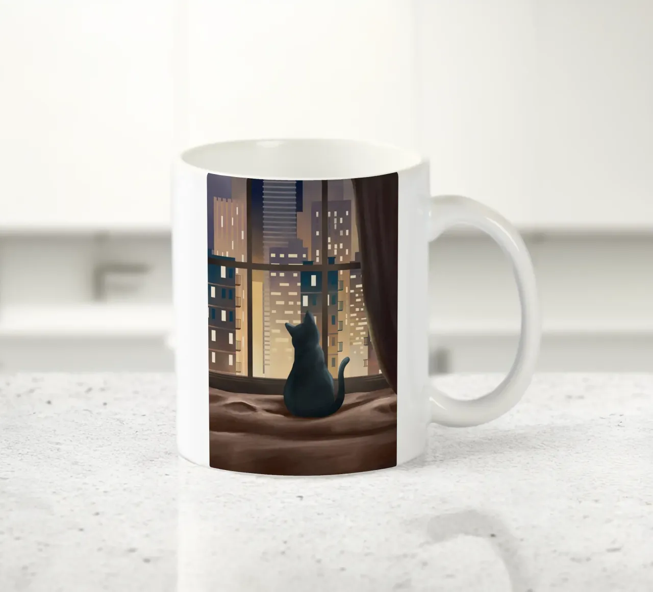 City View tazza in ceramica da Flow Line