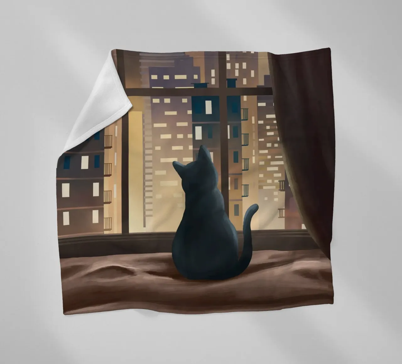 City View fleece blanket by Flow Line