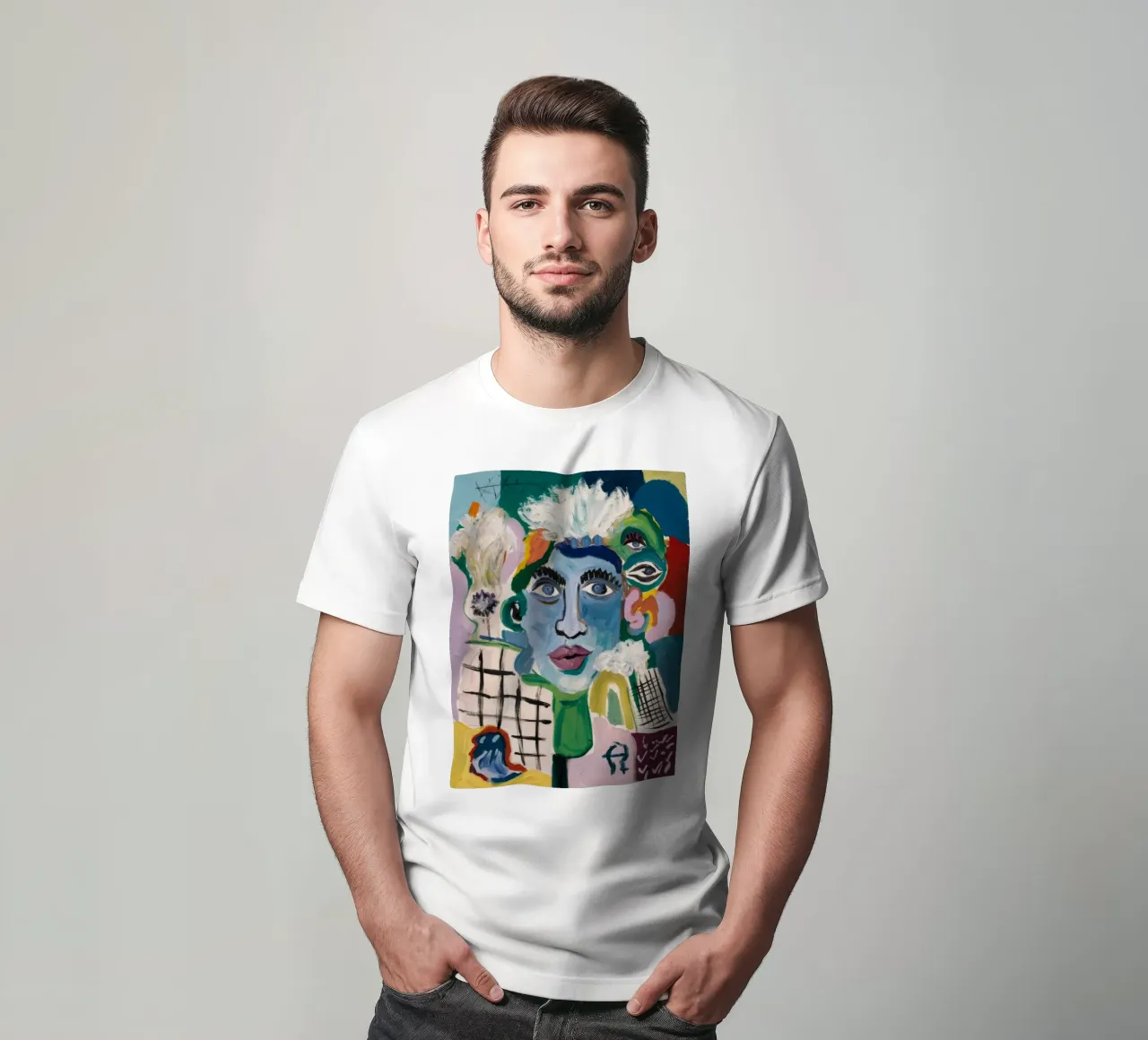 Fusione astratta eclettica t-shirt da Lunar Templar