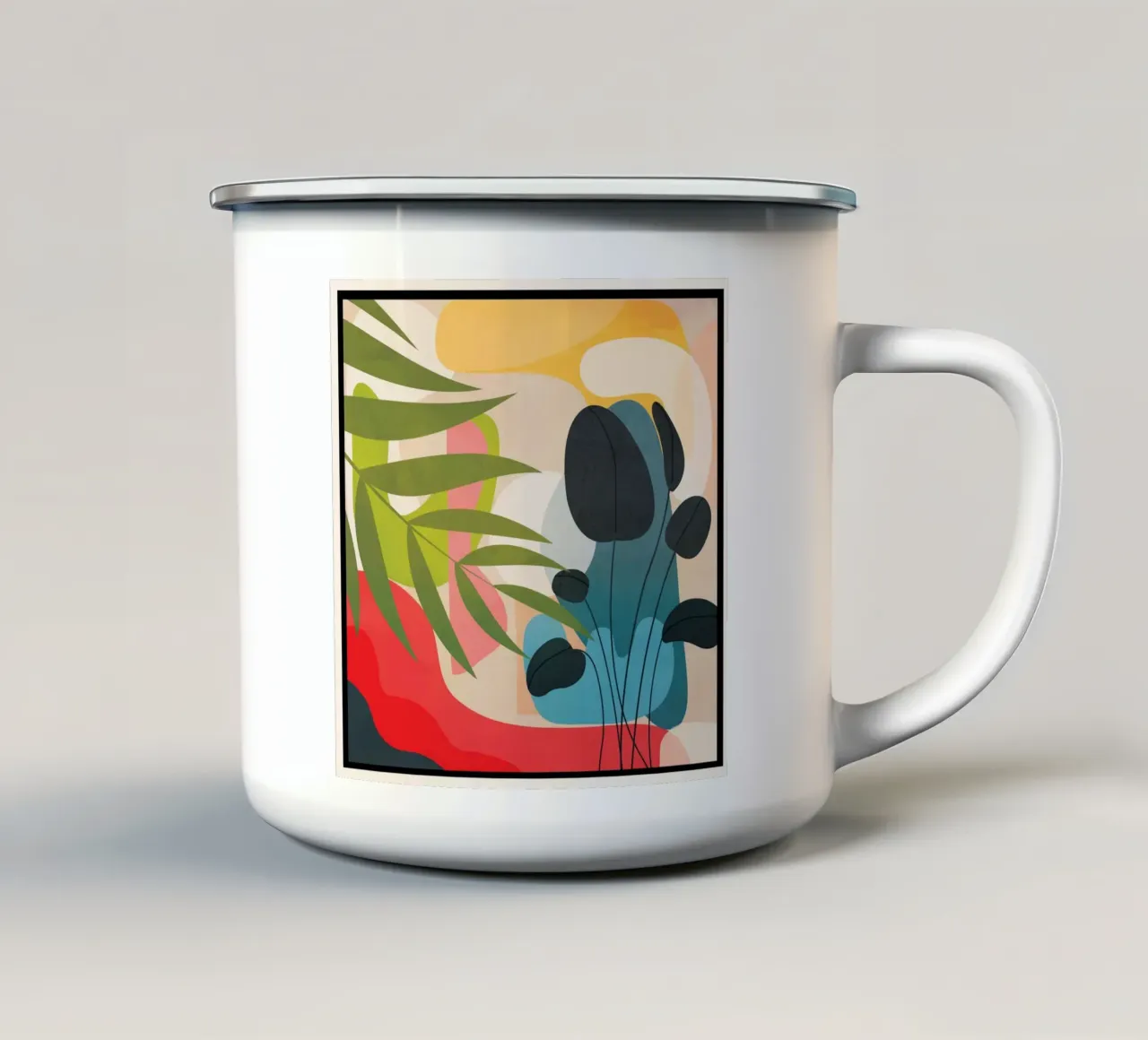 Sunrise Garden 2 tazza in smalto da Flow Line