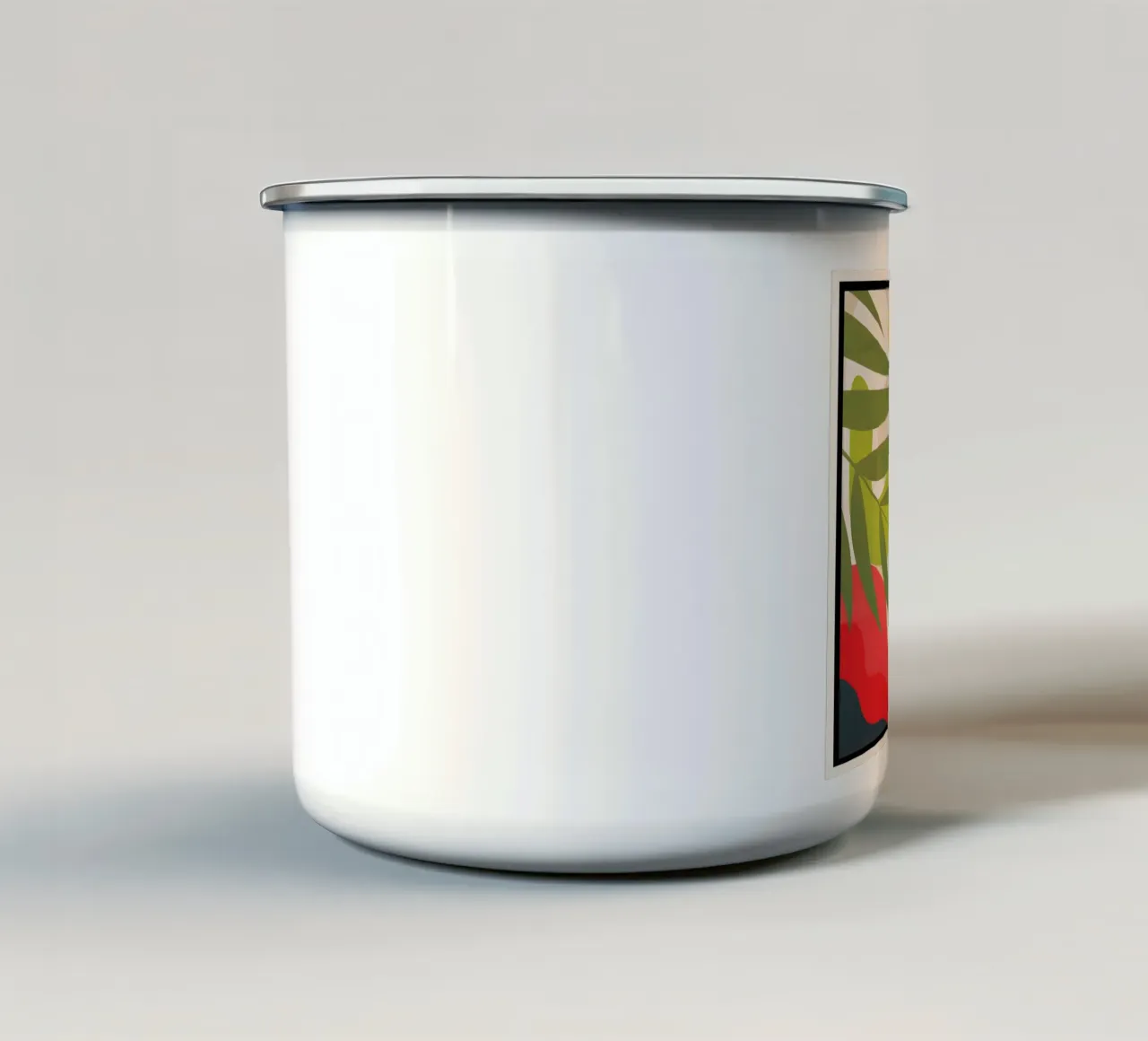 Sunrise Garden 2 tazza in smalto da Flow Line