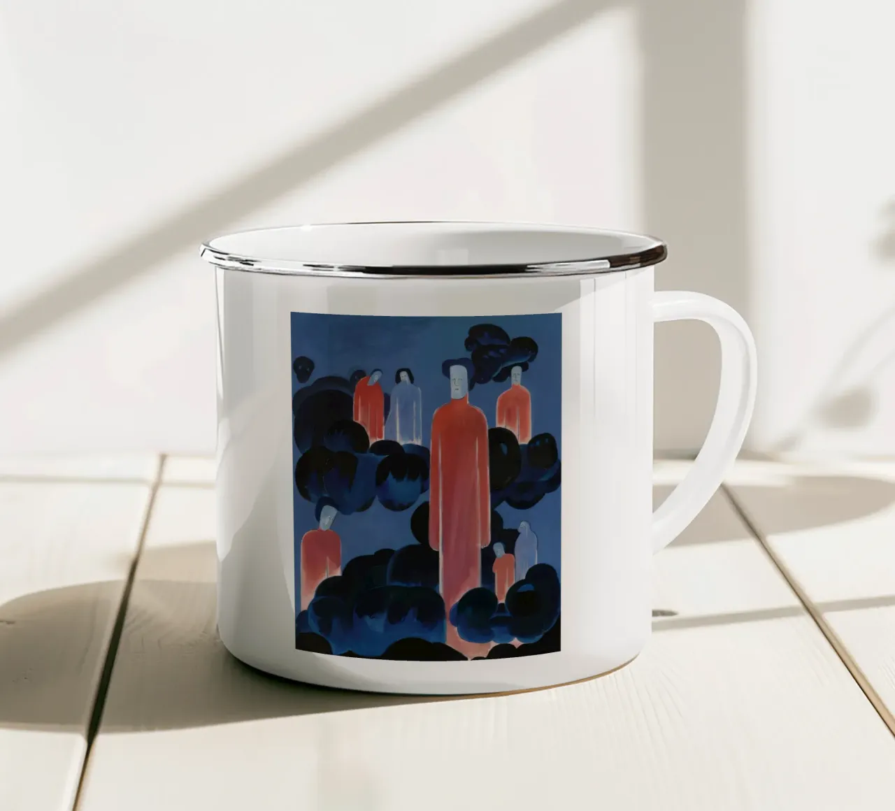 La mistica foresta di bottiglie tazza in smalto da Lunar Templar