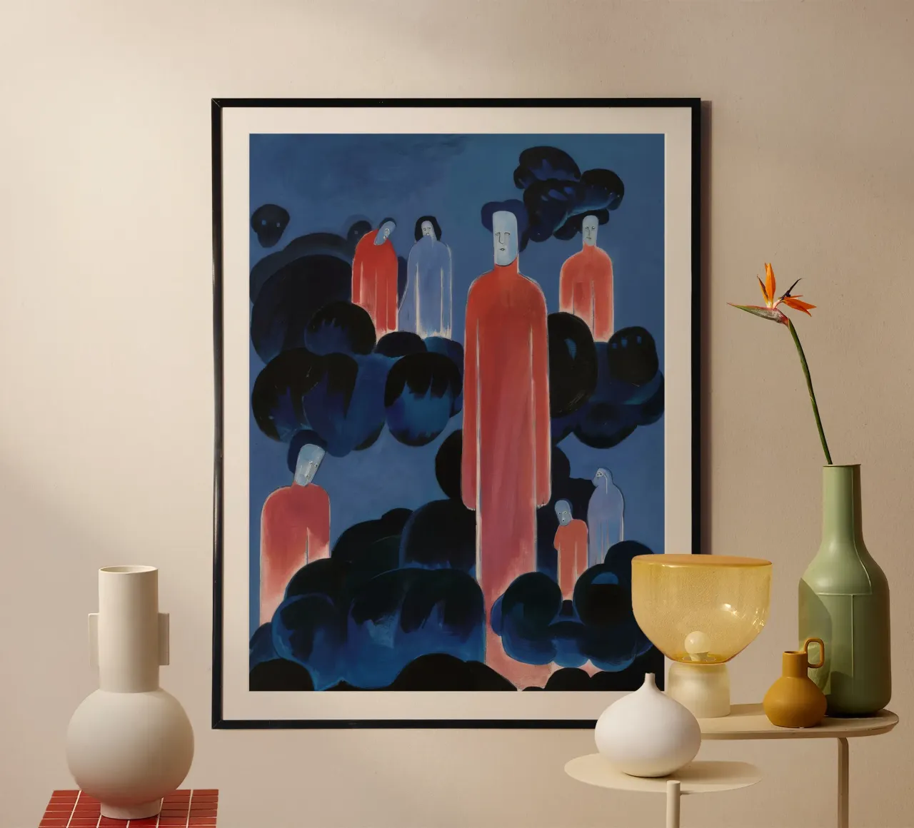 La mistica foresta di bottiglie poster da Lunar Templar