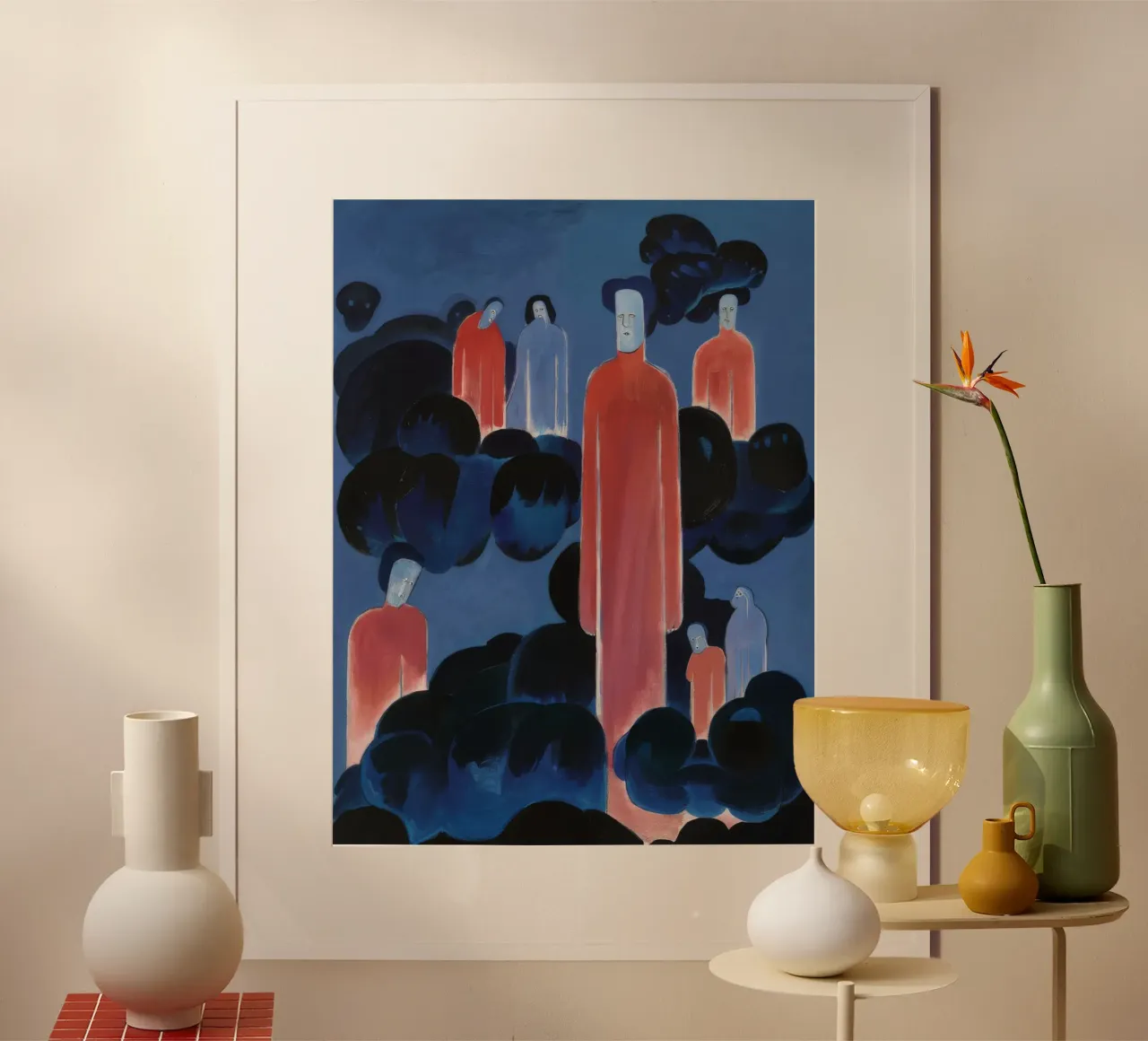 La mistica foresta di bottiglie poster da Lunar Templar