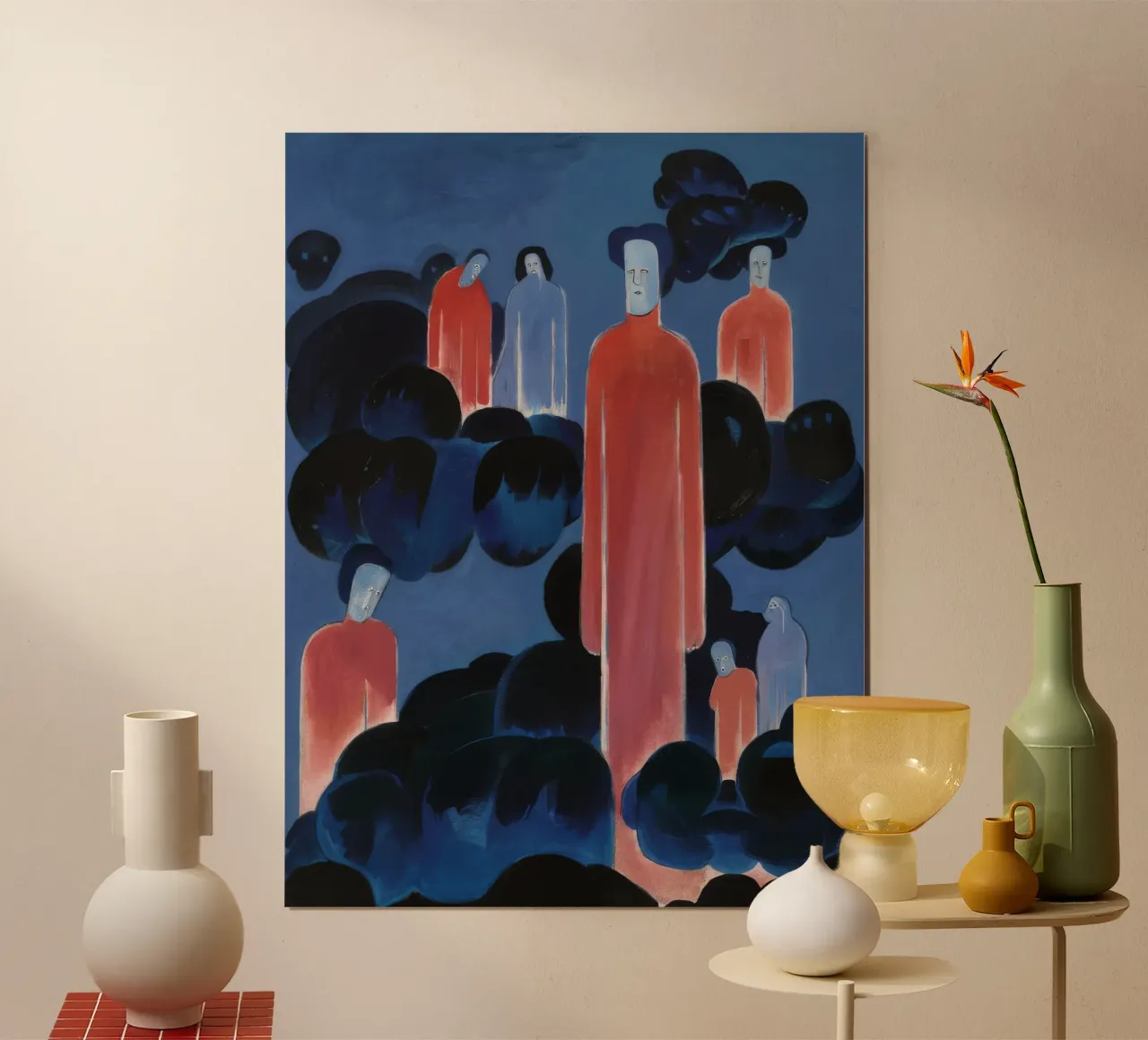 La mistica foresta di bottiglie poster da Lunar Templar