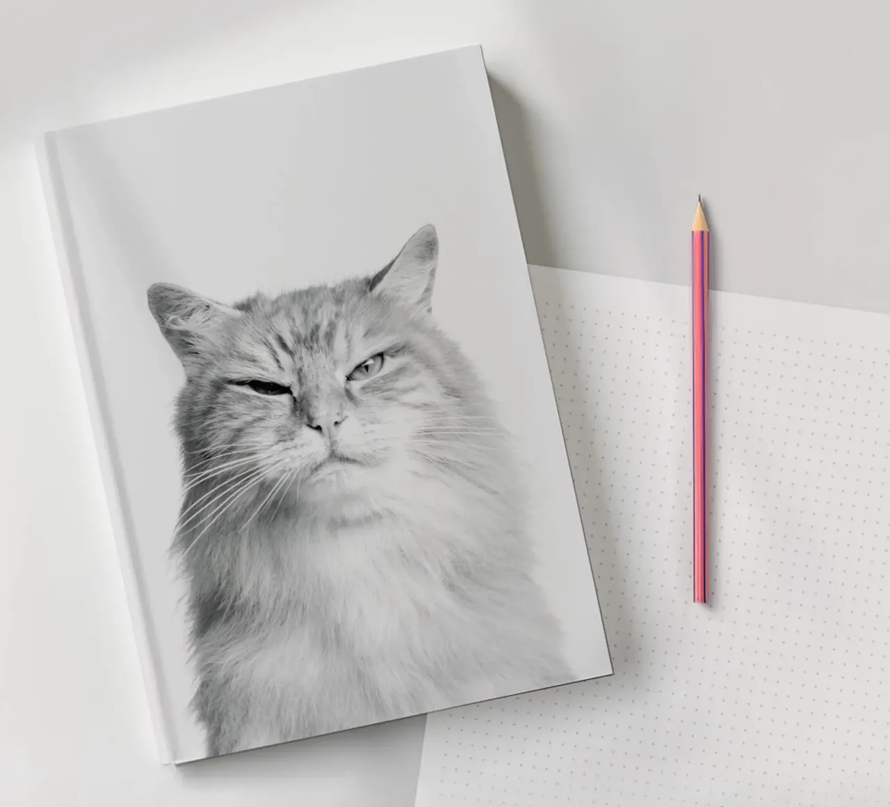 Scowl II notebook by Paws & Claws