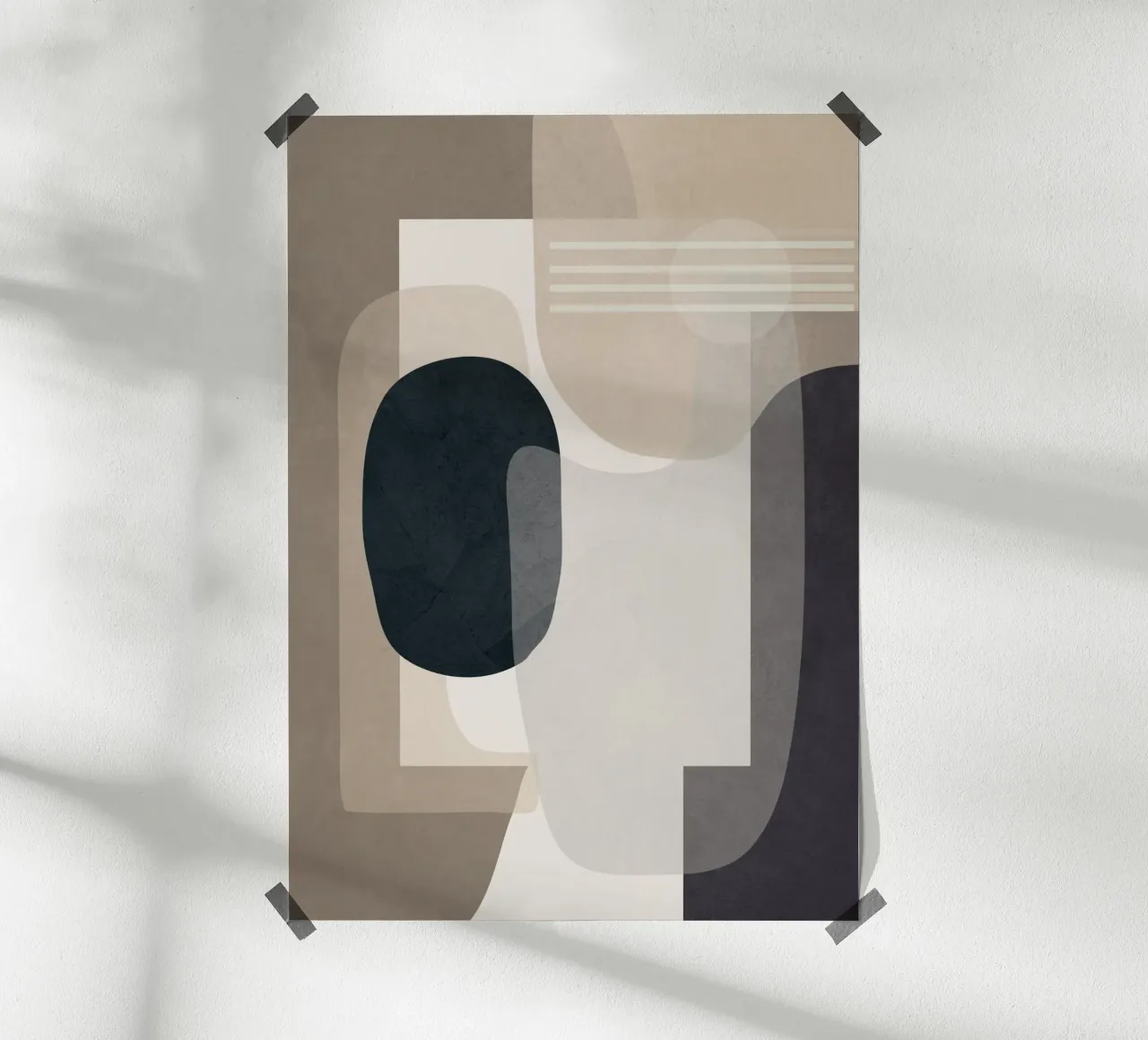 Abstract Geometric Art 52 carta hahnemühle da cityart