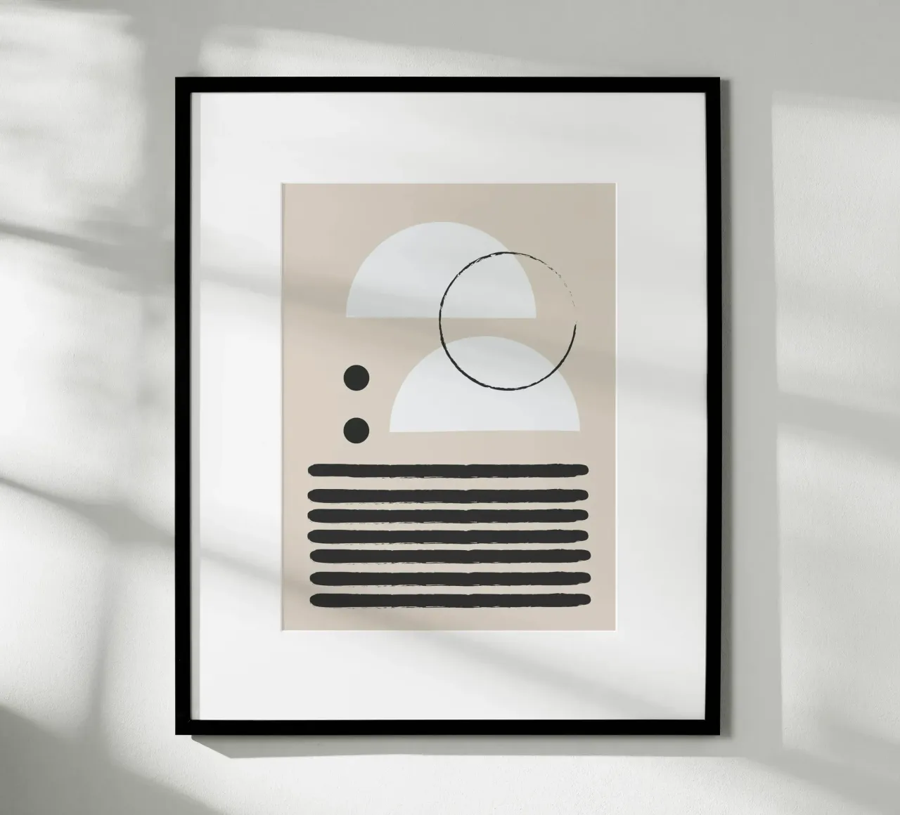Abstract Modern Art-53 poster con telaio in plastica da cityart