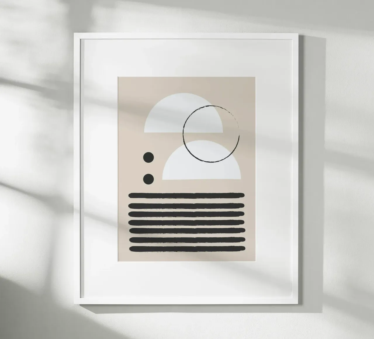 Abstract Modern Art-53 poster con telaio in plastica da cityart