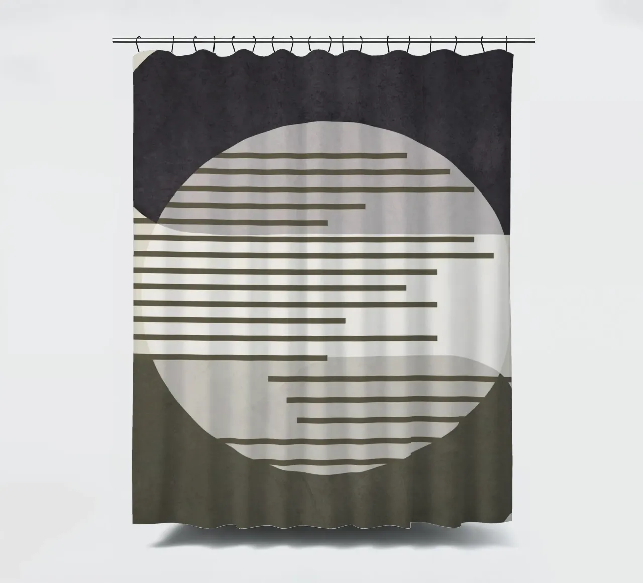 Abstract Geometric Art 54 shower curtain by cityart