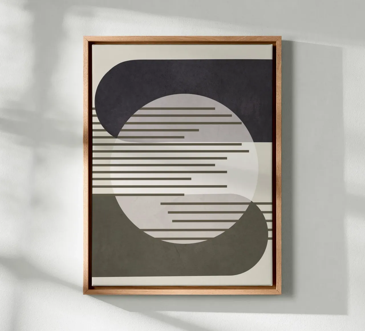 Abstract Geometric Art 54 tela con Cornice a cassetta da cityart