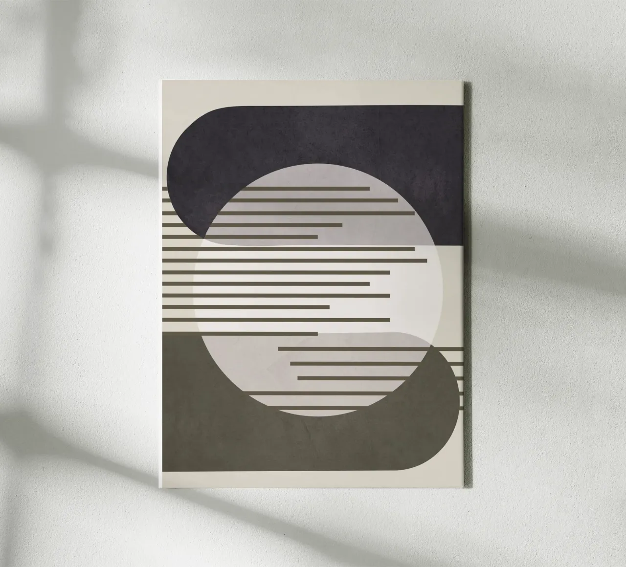 Abstract Geometric Art 54 tela con Cornice a cassetta da cityart