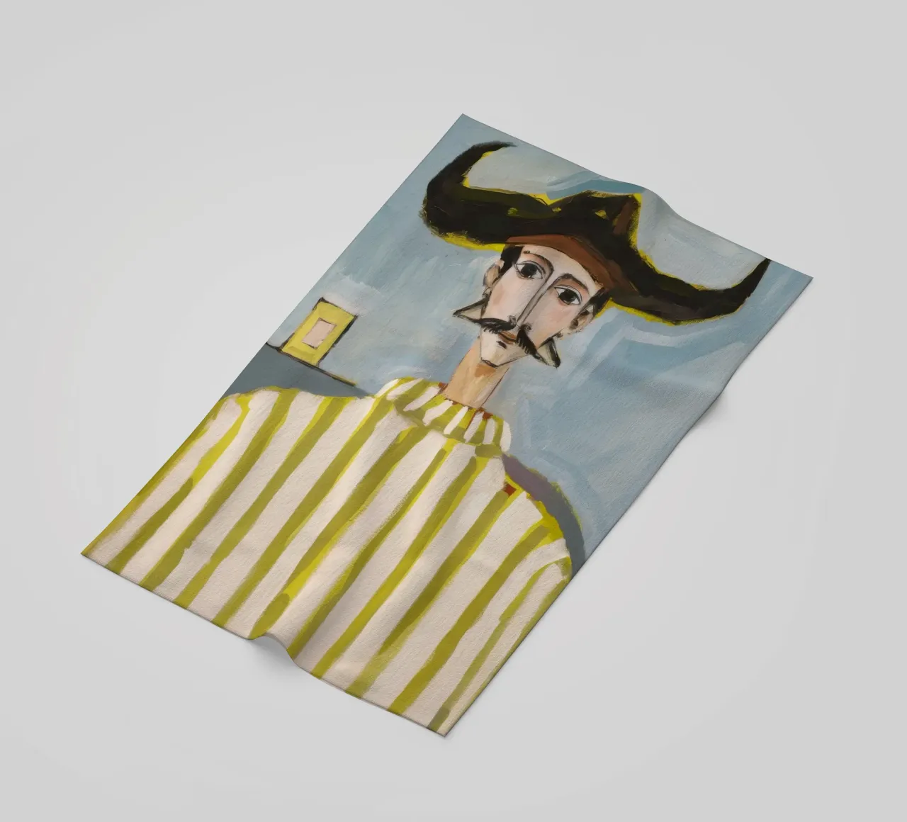 Mistero del cappello a righe telo mare da Lunar Templar