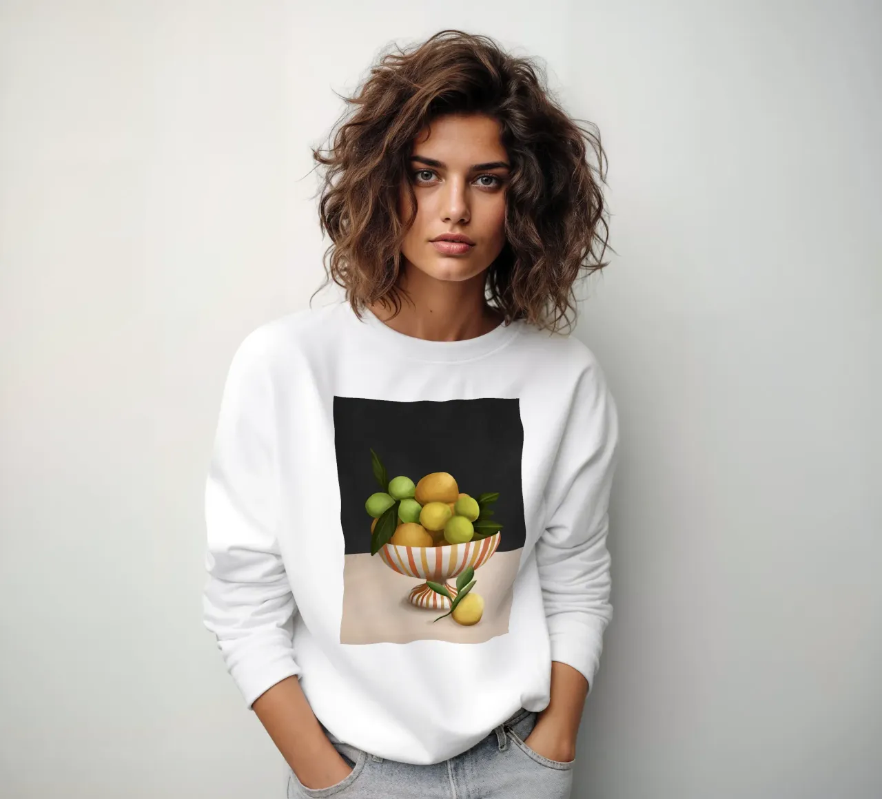 Golden Citrus 2 felpa da cityart
