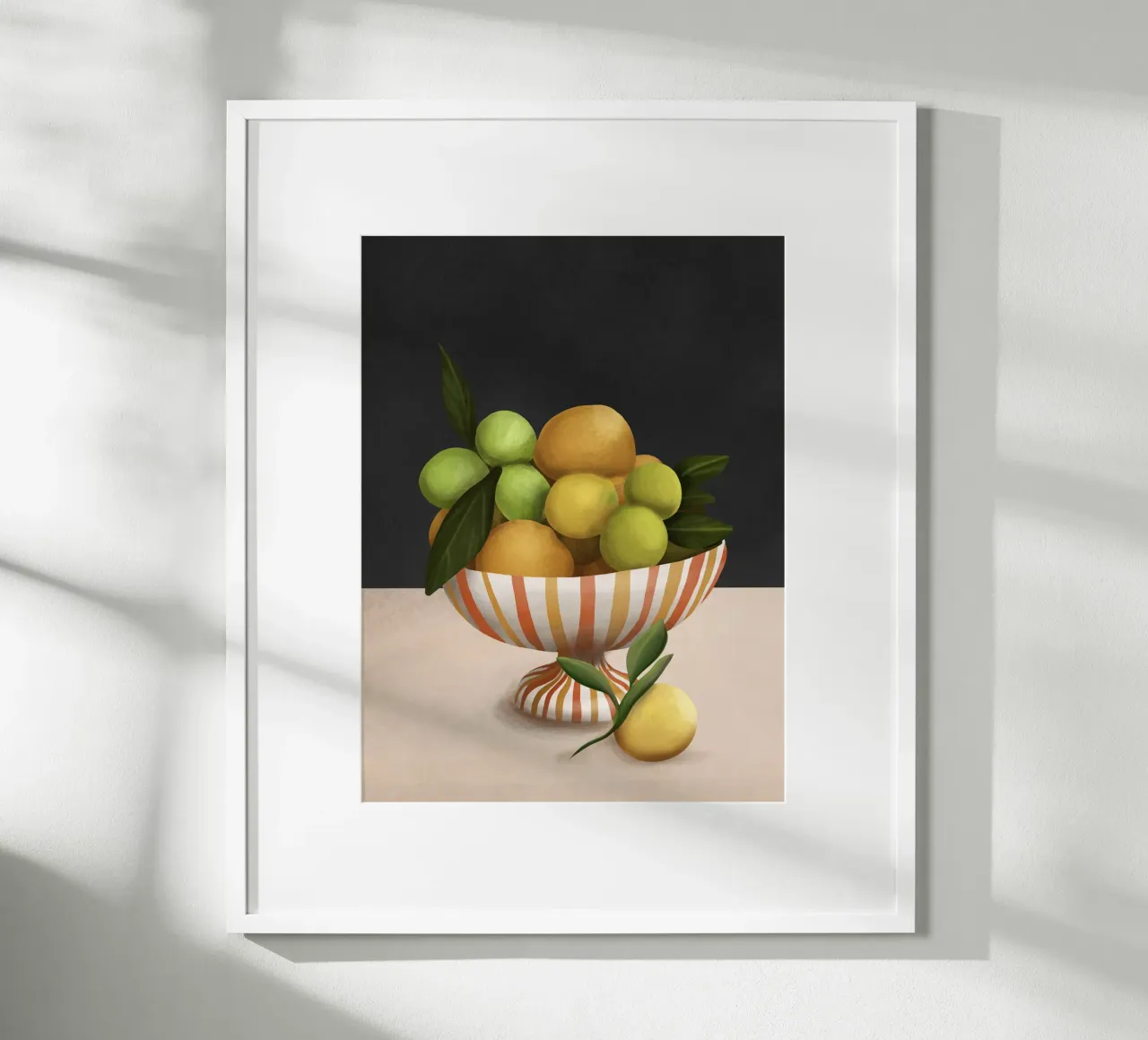 Golden Citrus 2 carta hahnemühle da cityart