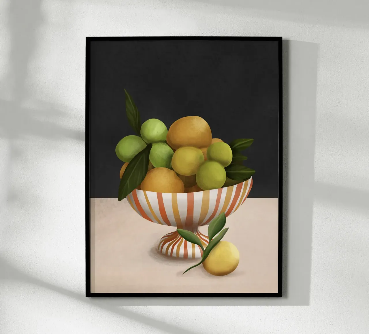 Golden Citrus 2 carta hahnemühle da cityart