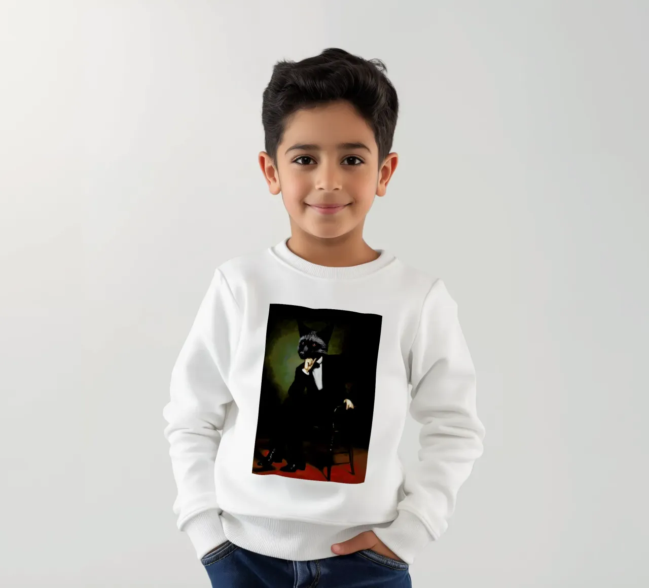 Samir felpa bambino da Tein Lucasson