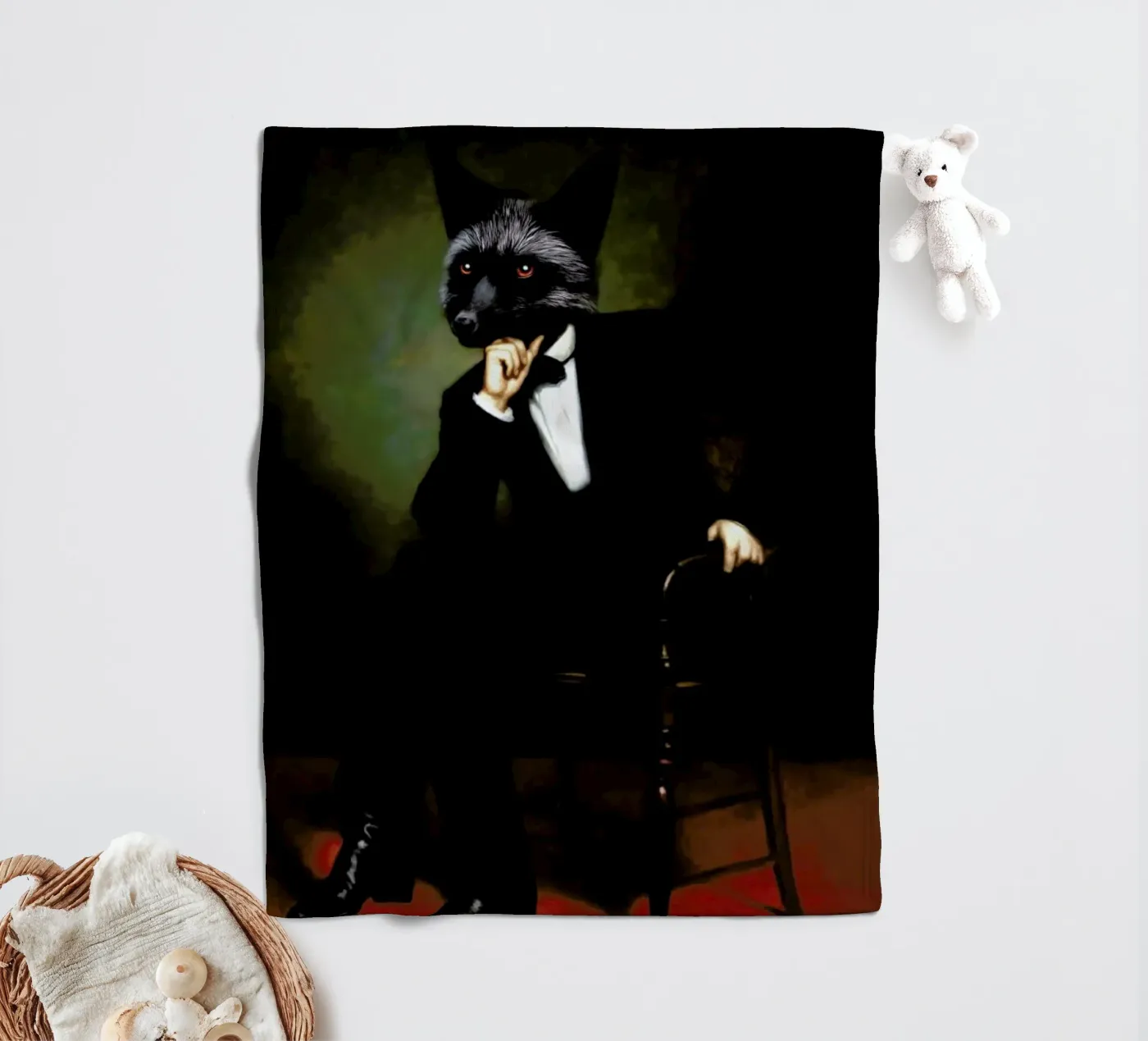 Samir fleece blanket by Tein Lucasson