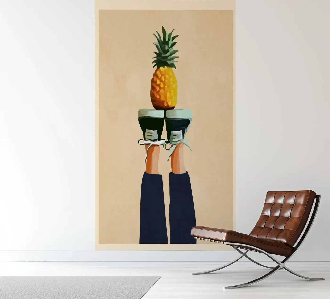 Pineapple fotobehang van cityart