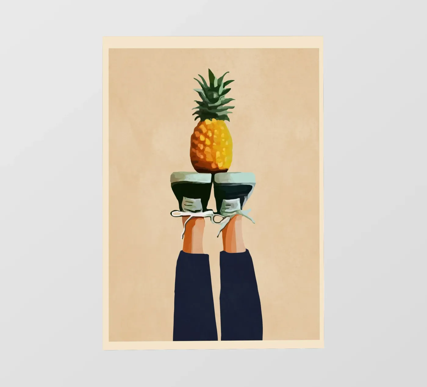 Pineapple fotobehang van cityart