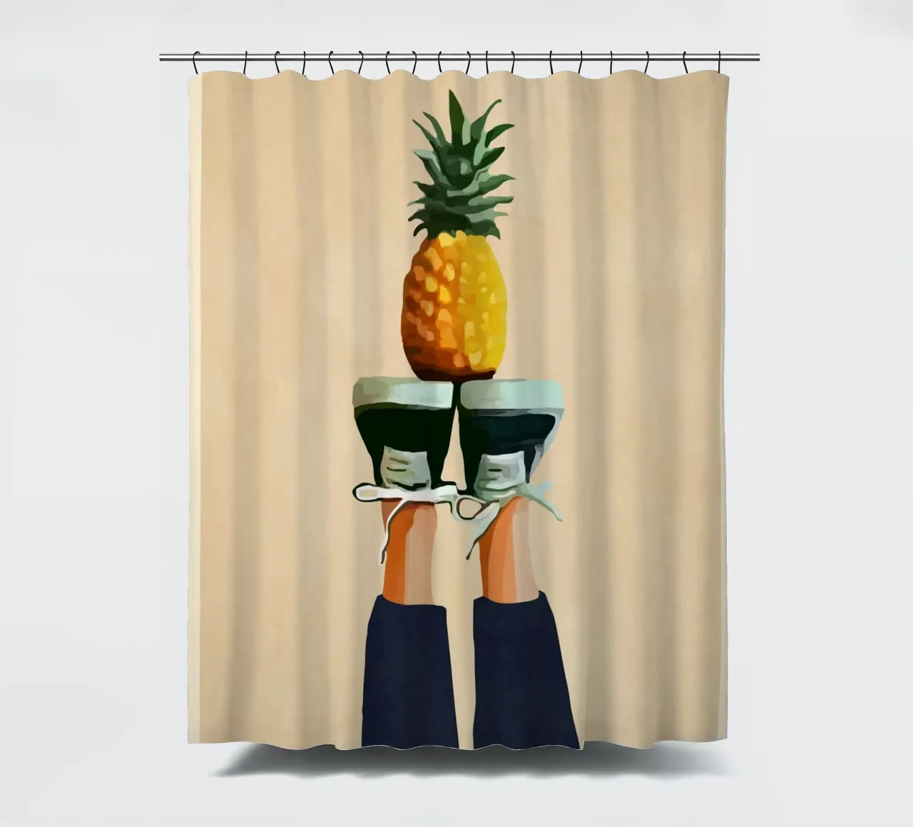 Pineapple tenda da doccia da cityart