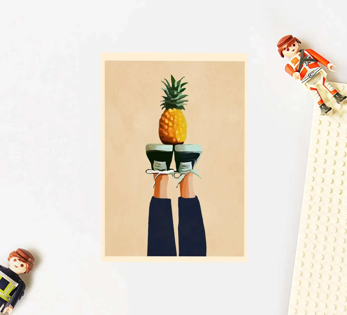 Pineapple sticker van cityart